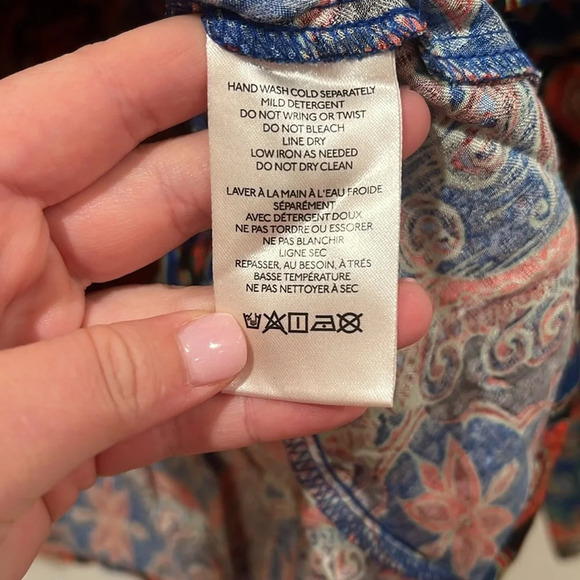 NWT Free People Falling For You Blouse‎ - Size XS - Picture 7 of 9